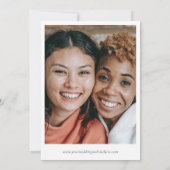 Save The Date Sage Green 3 Photo Collage Moderne Enregistrer la  (Dos)