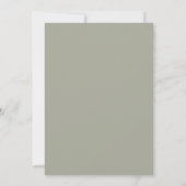 Save The Date Sage Green Arc moderne Photo Enregistrer la date (Dos)