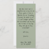 Save The Date Sage Green Chic Photo Strip Bridesmaid Proposition (Dos)