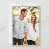 Save The Date Sage Green Minimal Wedding Enregistrer La Date (Dos)