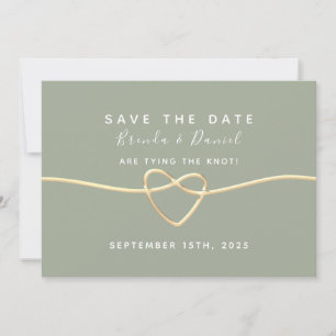 Save The Date Sage Green Wedding Enregistrer La Date