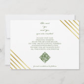 Save The Date Sage Simple Script Two Photo Gallery QR CODE (Dos)