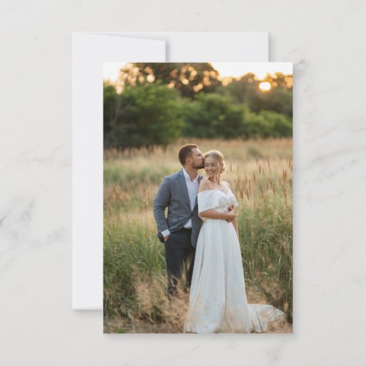 Save The Date SAGE Whispers Soiree avec photo (Dos)