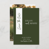 Save The Date SAGE Whispers Soiree avec photo (Devant / Derrière)