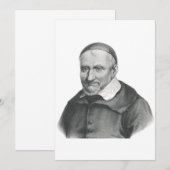 Save The Date Saint Vincent de Paul Miséricorde Douce Art (Devant / Derrière)