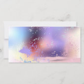 Save The Date Sakura rose sur la peinture Arrière - plan (Dos)