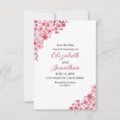 Save The Date Sakura Wedding – Cherry Blossom Themed (Devant)