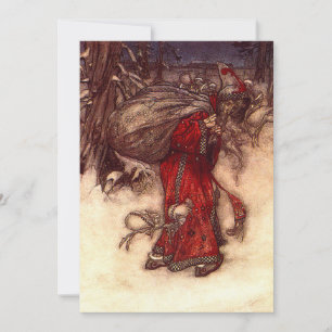 Save The Date Santa Claus Arthur Rackham