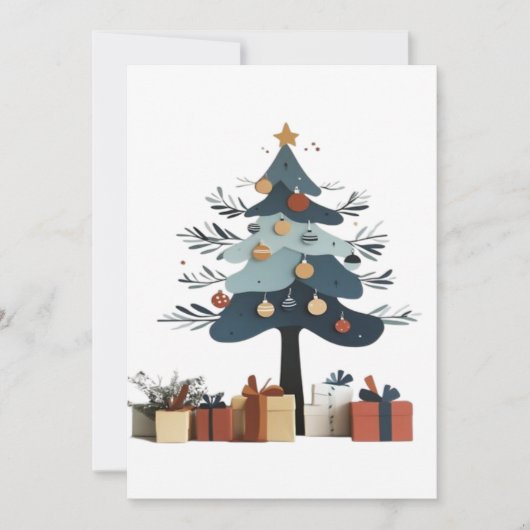 Save The Date sapin de Noël (Devant)