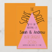 Save The Date Sauvegarder la date (Devant / Derrière)