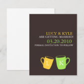 Save The Date Sauvegarder la date (Devant / Derrière)