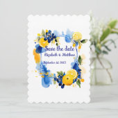 Save The Date Sauvegarder la date « La Dolce Vita » (Debout devant)