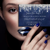 Save The Date Sauvegarder la date Papier Kraft Gris argenté Gout