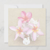 Save The Date Sauvegardez la date - Mariage sur une plage tropic (Dos)