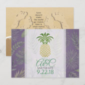 Save The Date Sauver la Date Ananas (Devant / Derrière)