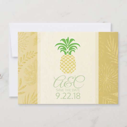 Save The Date Sauver la Date Ananas (Devant)
