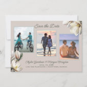 Save The Date Sauver la date Annonce de mariage Magnolia (Devant)