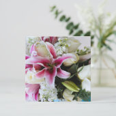 Save The Date Sauver la date avec couverture florale (Debout devant)