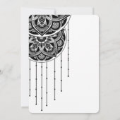 Save The Date Sauver la date Bohème Mandala Dreamcatcher (Dos)