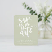 Save The Date SAUVER LA DATE écriture calligraphique moderne ver (Debout devant)
