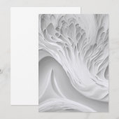 Save The Date Sauver la date en nid d'abeille blanc (Devant / Derrière)