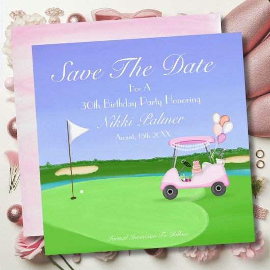 Save The Date Sauver la date Golf 30e anniversaire