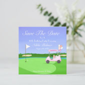 Save The Date Sauver la date Golf 30e anniversaire (Debout devant)