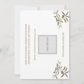 Save The Date Sauver la date Grèce (Dos)