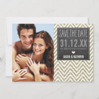 SAUVER LA DATE tableau noir chevron paillettes vie
