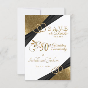 Save The Date Sauvez la date - 50e Anniversaire d'or