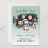 Save The Date Sauvez la date Planètes de l'espace extra-atmosphé (Devant)