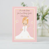 Save The Date Sauvez le baptême de la fille de la date (Debout devant)