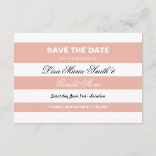 Save The Date Sauvez le corail de date et le mariage élégant