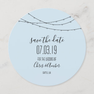Save The Date Sauvez les lumières de caractères de datation