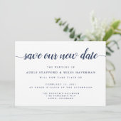 Save The Date Sauvez notre nouvelle date | Report de mariage (Debout devant)