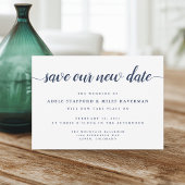 Save The Date Sauvez notre nouvelle date | Report de mariage