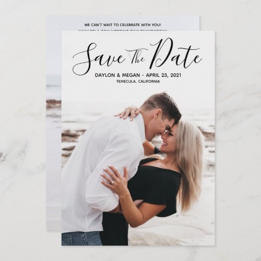 Save The Date Save (Devant / Derrière)