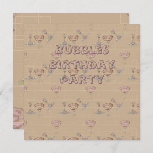 Save The Date Save the date, Bubbleroom (Devant / Derrière)