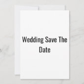 Save The Date "Save the date" pour mariage (Devant)