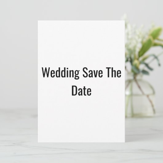 Save The Date "Save the date" pour mariage (Debout devant)
