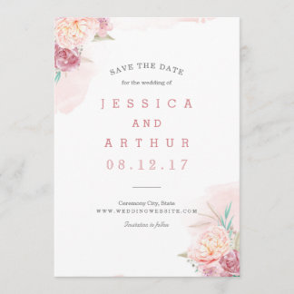 Save The Date "Save the date" pour mariage | Flush et Blooms