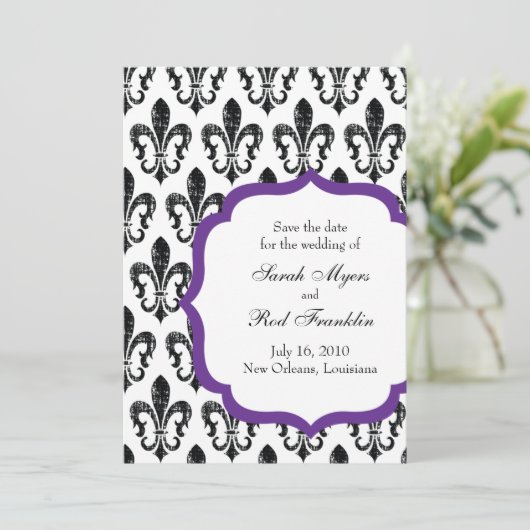 Save The Date "Save the date" pour mariage | Nouvelle-Orléans |  (Debout devant)