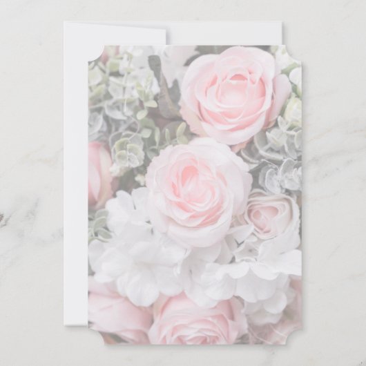 Save The Date "Save the date" pour mariage | Rose géométrique mo (Dos)