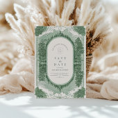 Save The Date Scène de forêt romantique