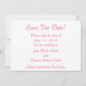 Save The Date Scrapbook Azalea Enregistrer La Date (Dos)