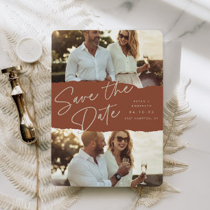 Save The Date Scrapbook Deux photos