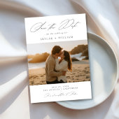 Save The Date Script Beach Sunset Photo Budget Mariage