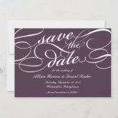 Save The Date Script classique Enregistrer la date | Blackberry (Devant)