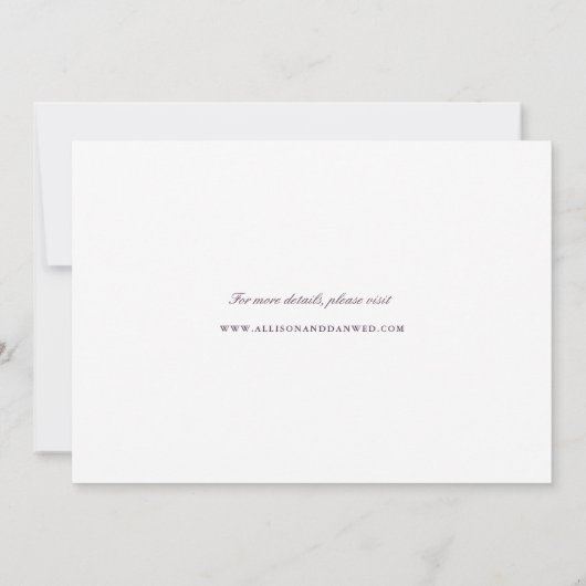 Save The Date Script classique Enregistrer la date | Blackberry (Dos)