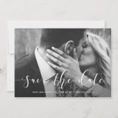 Save The Date Script d'amour | Enregistrer la date avec photo (Devant)